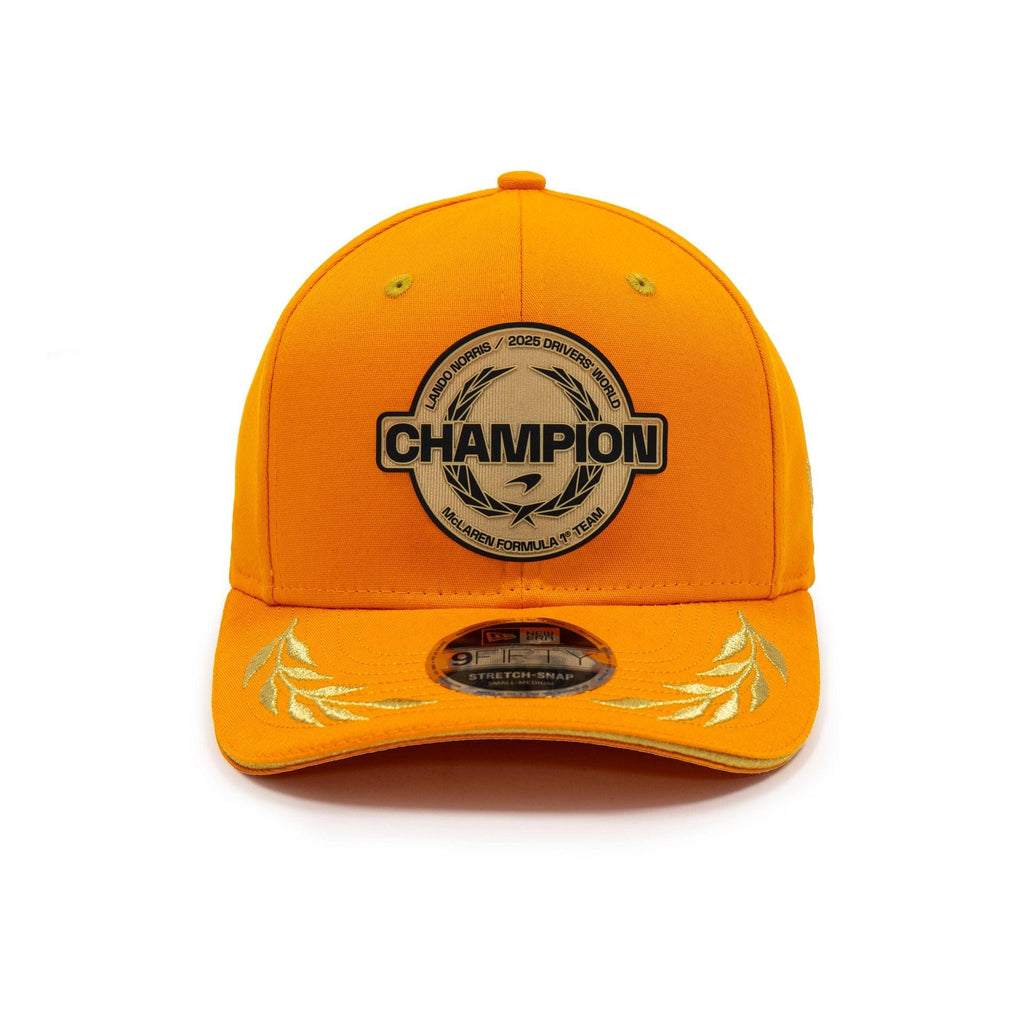 McLaren Formula 1 Team Lando Norris 2025 Drivers' World Champion Orange 9FIFTY Stretch Snap Adjustable Cap