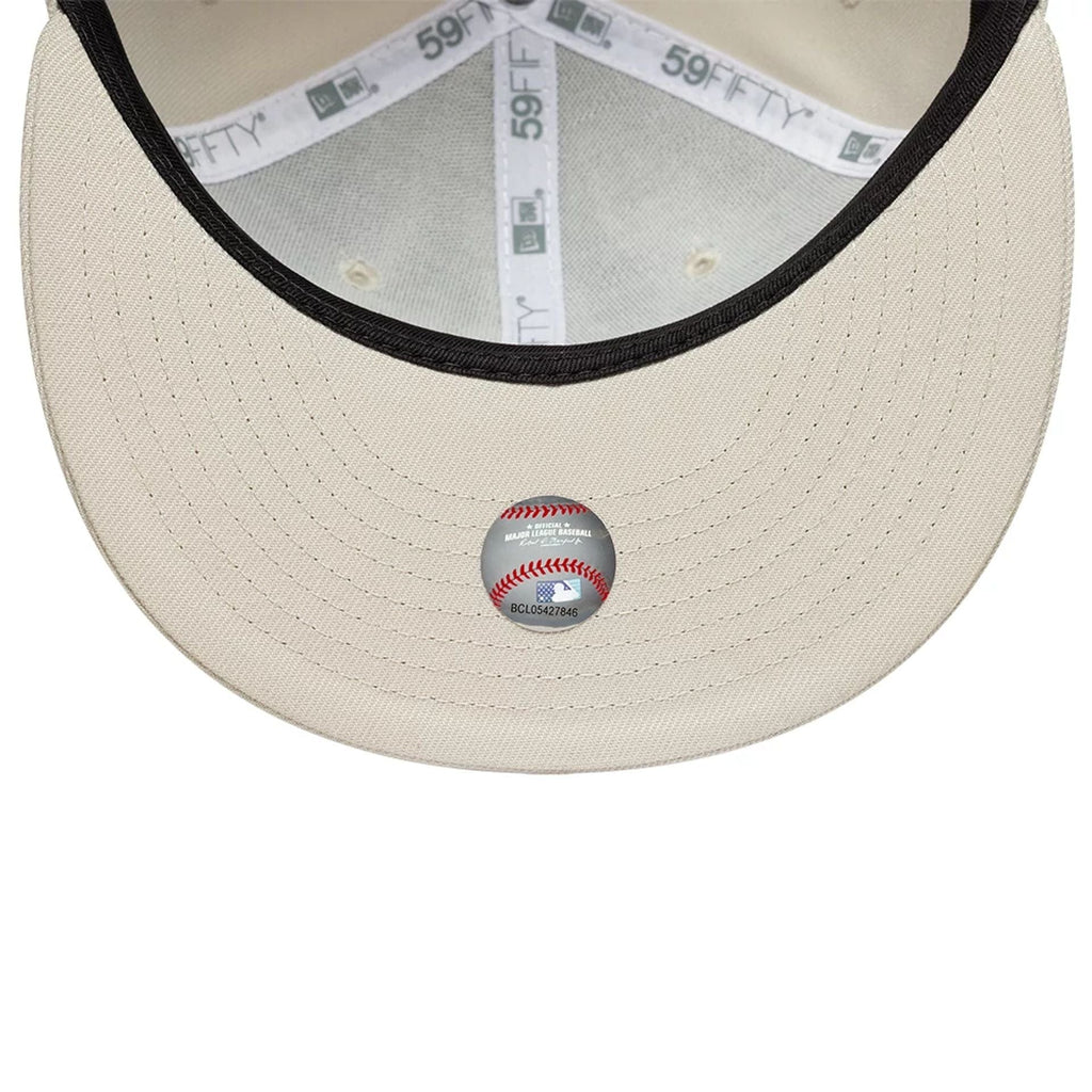 New York Yankees MLB Beige 59FIFTY Fitted Cap