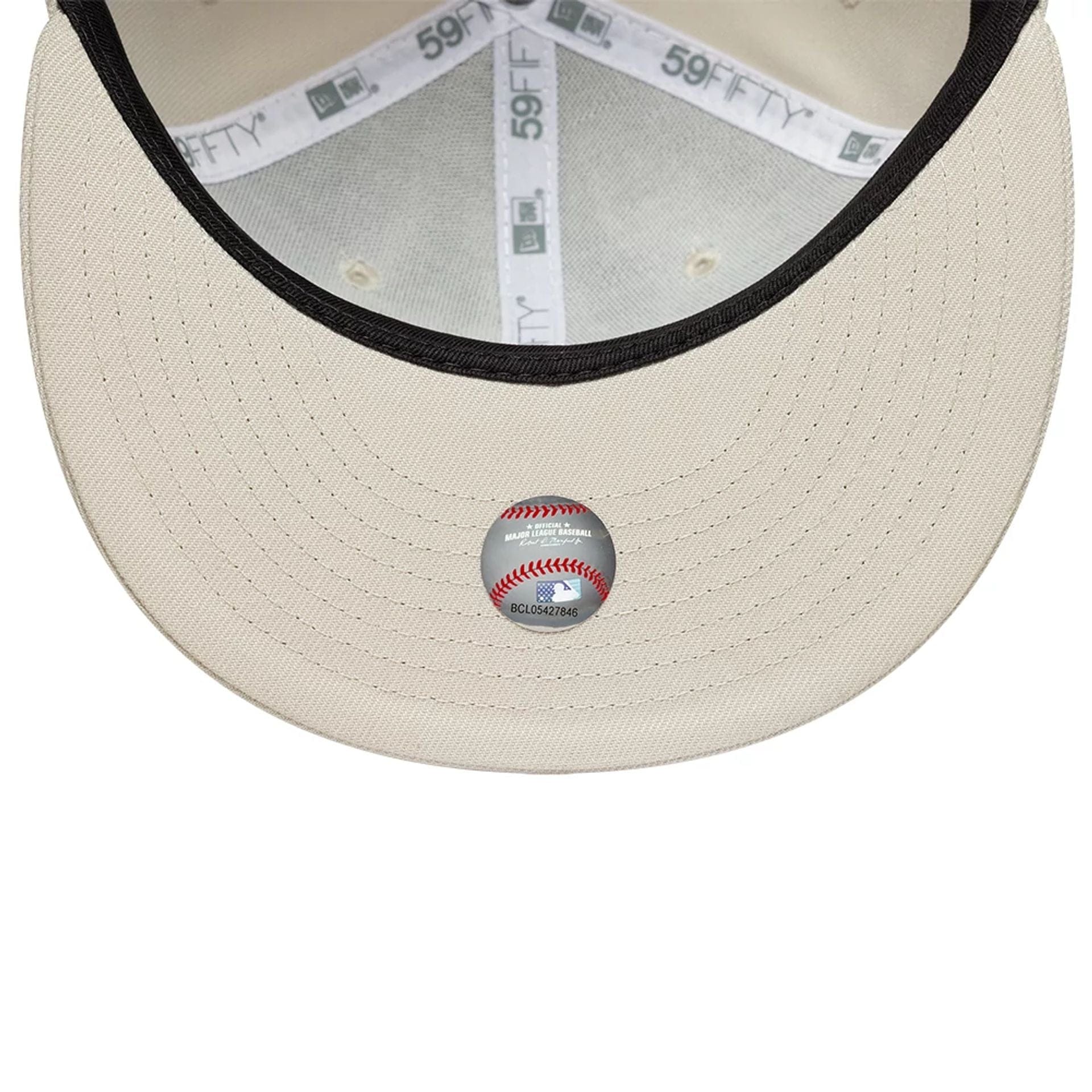 New York Yankees MLB Beige 59FIFTY Fitted Cap
