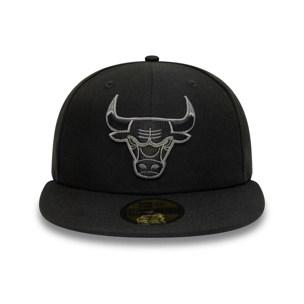 Chicago Bulls NBA Black 59FIFTY Fitted Cap