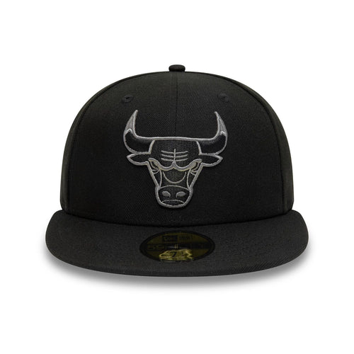 Chicago Bulls NBA Black 59FIFTY Fitted Cap