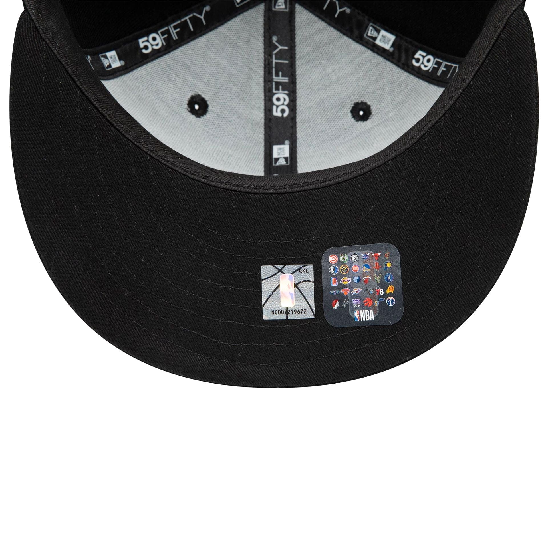 Chicago Bulls NBA Black 59FIFTY Fitted Cap