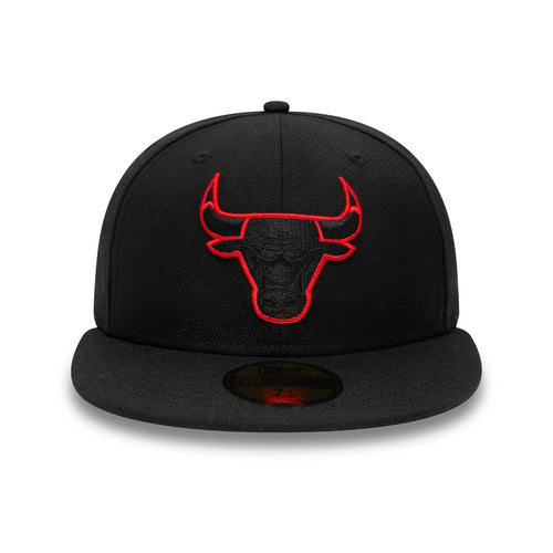 Chicago Bulls NBA Black 59FIFTY Fitted Cap