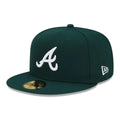 Atlanta Braves MLB Dark Green 59FIFTY Fitted Cap