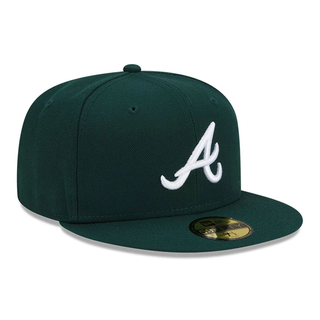 Atlanta Braves MLB Dark Green 59FIFTY Fitted Cap