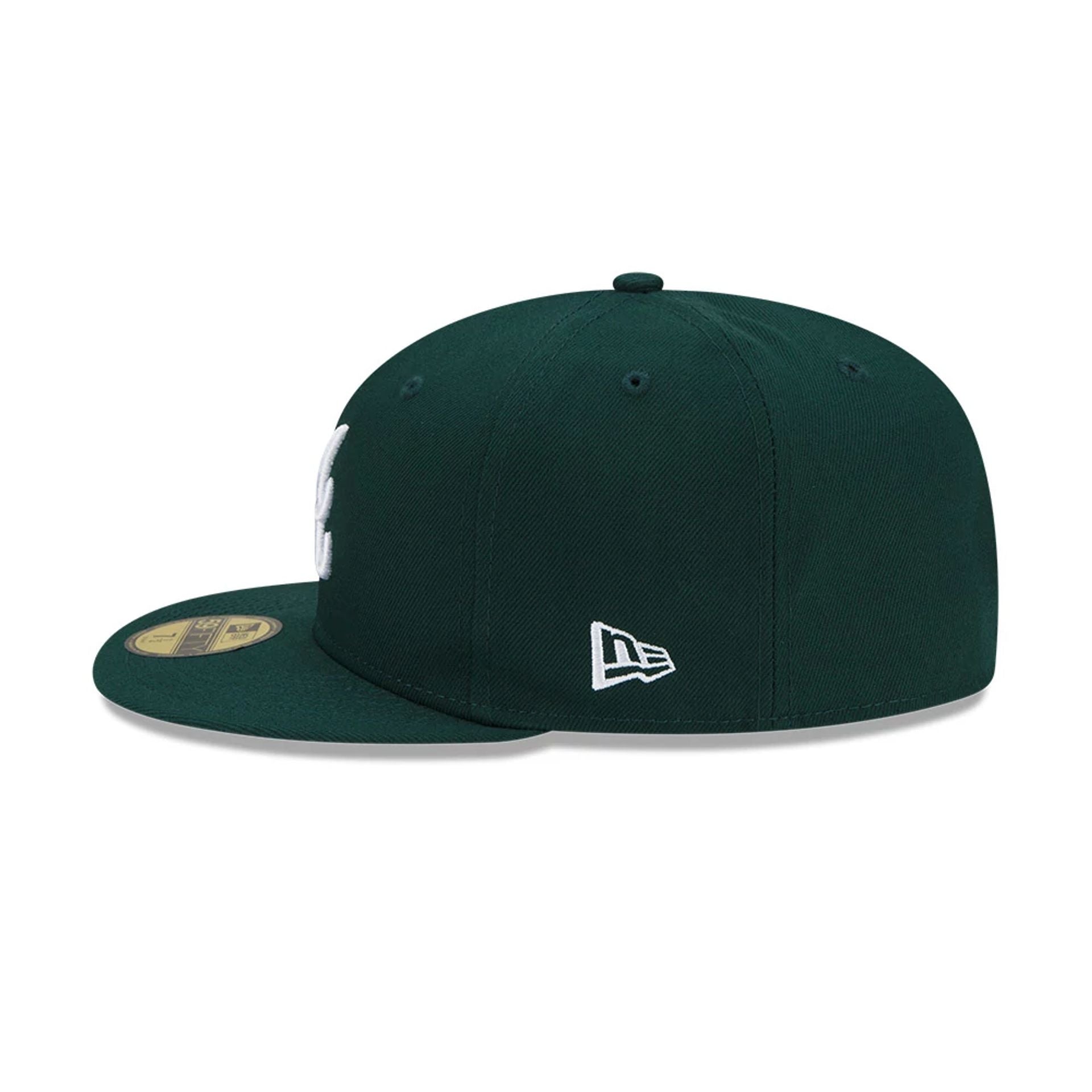 Atlanta Braves MLB Dark Green 59FIFTY Fitted Cap