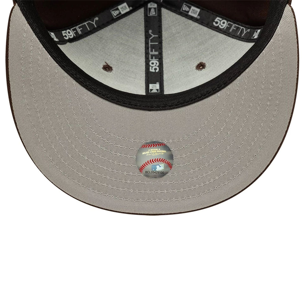Atlanta Braves MLB Dark Brown 59FIFTY Fitted Cap