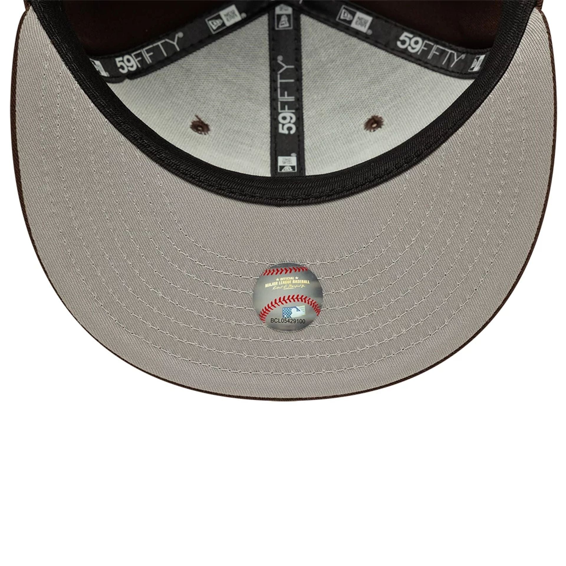 Atlanta Braves MLB Dark Brown 59FIFTY Fitted Cap