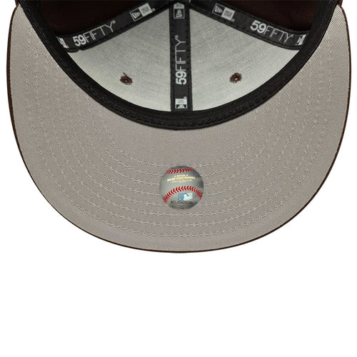 Atlanta Braves MLB Dark Brown 59FIFTY Fitted Cap