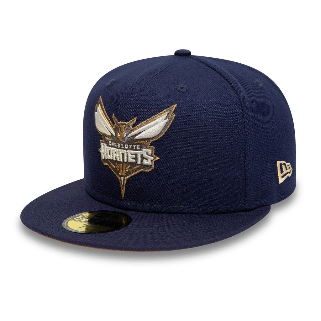 Charlotte Hornets NBA Side Patch Navy 59FIFTY Fitted Cap
