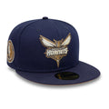 Charlotte Hornets NBA Side Patch Navy 59FIFTY Fitted Cap