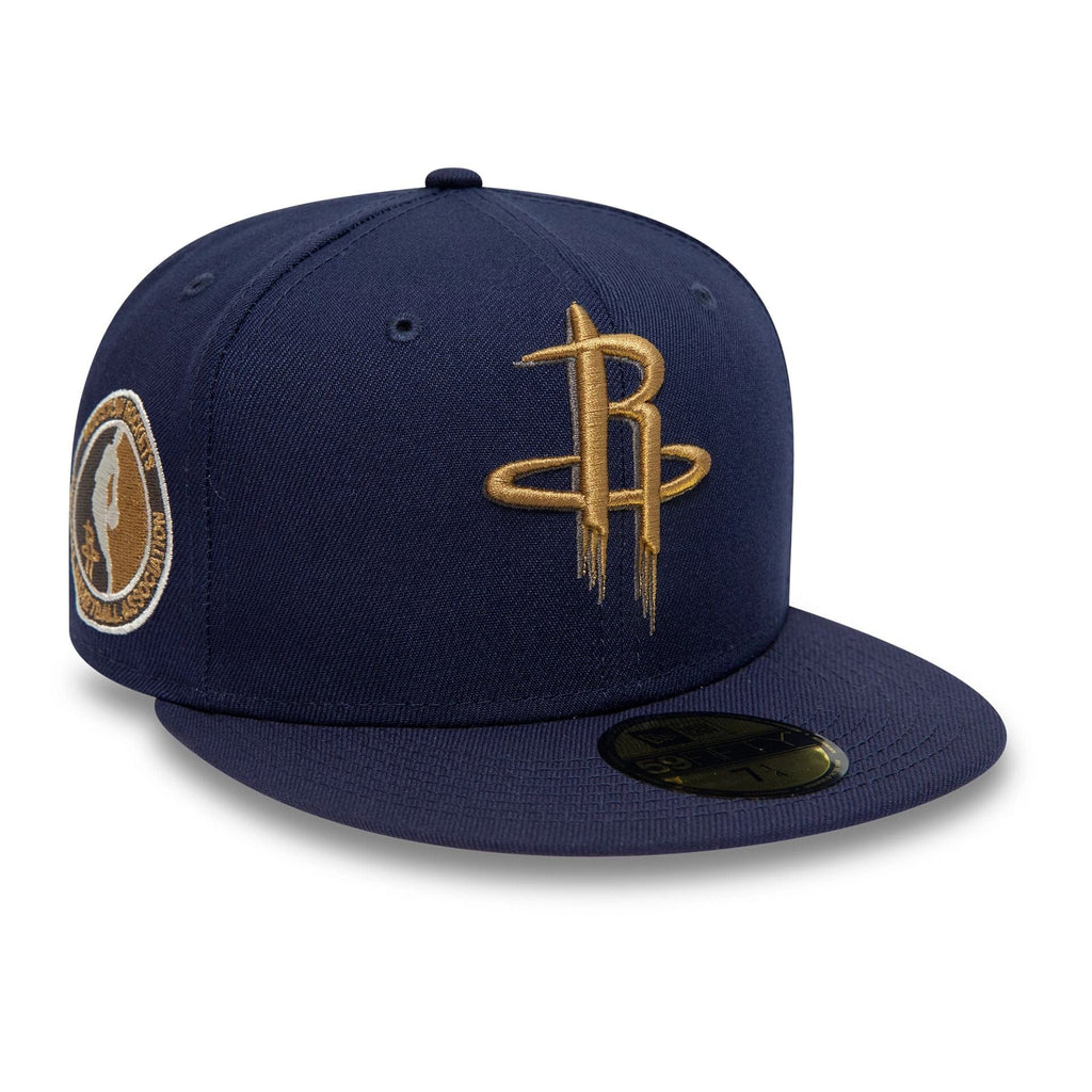 Houston Rockets NBA Side Patch Navy 59FIFTY Fitted Cap