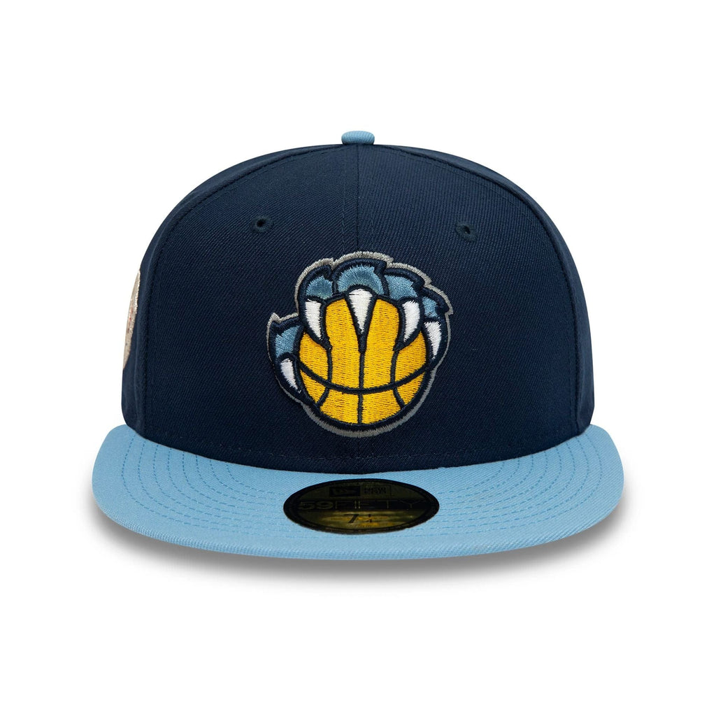 Memphis Grizzlies NBA Side Patch Dark Blue 59FIFTY Fitted Cap