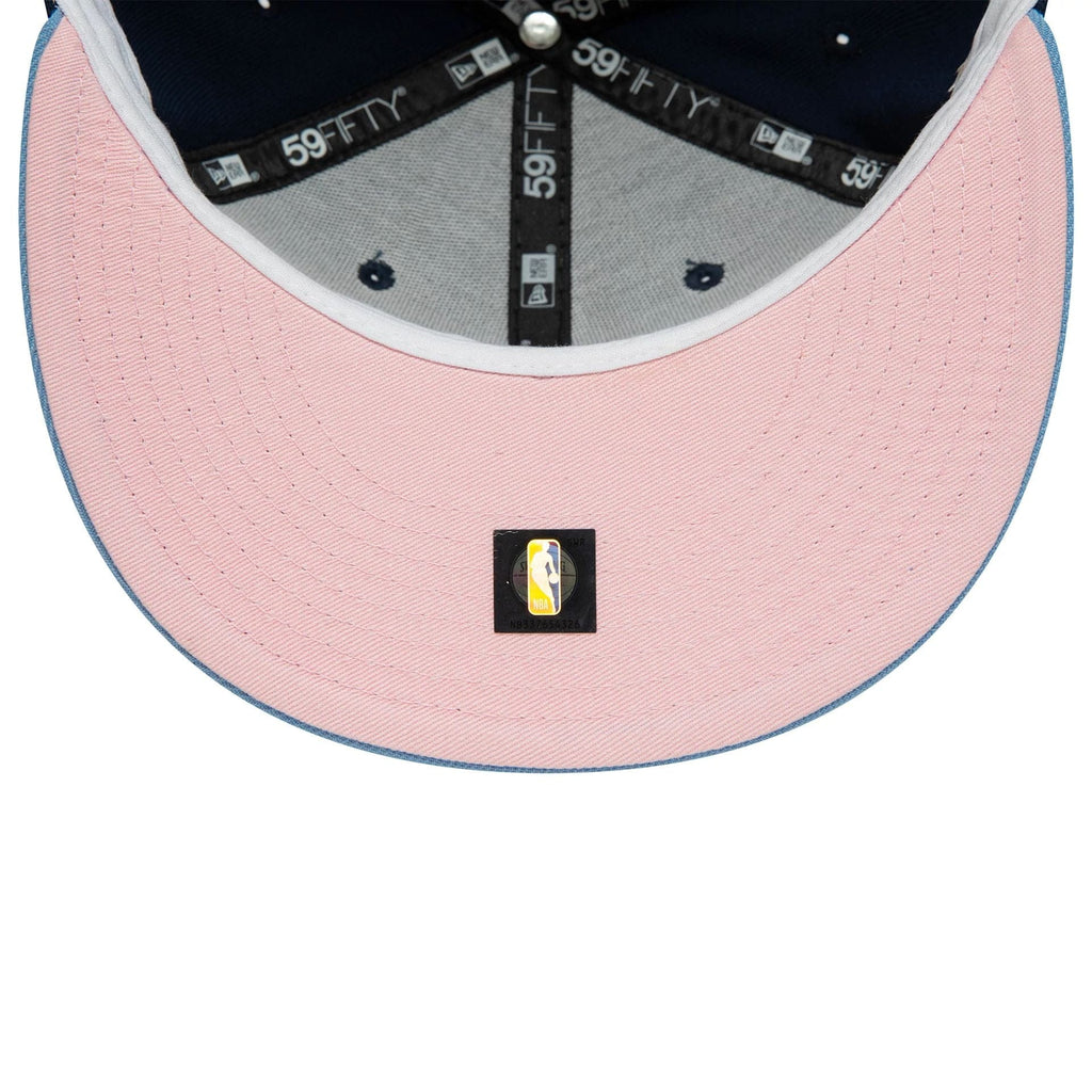 Memphis Grizzlies NBA Side Patch Dark Blue 59FIFTY Fitted Cap