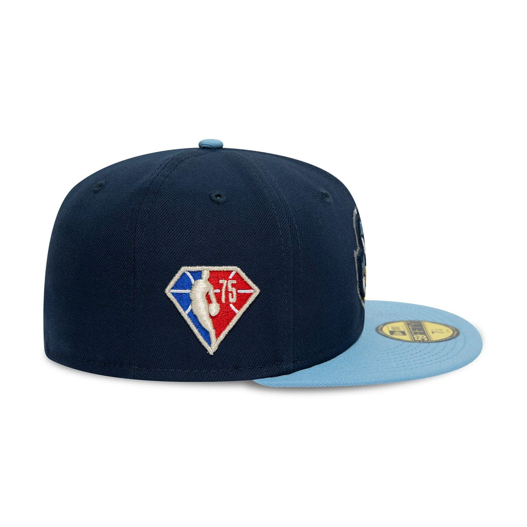 Memphis Grizzlies NBA Side Patch Dark Blue 59FIFTY Fitted Cap