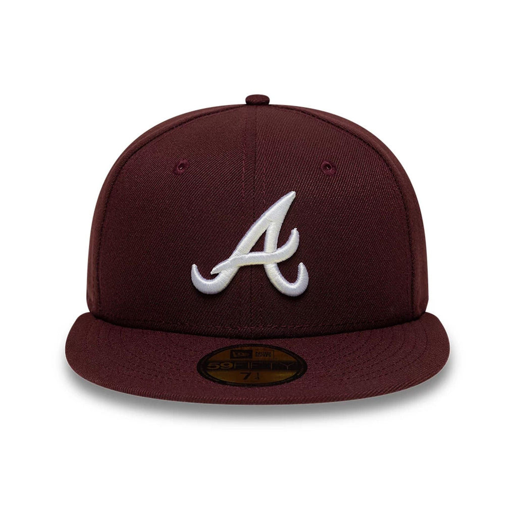 Atlanta Braves MLB Dark Purple 59FIFTY Fitted Cap