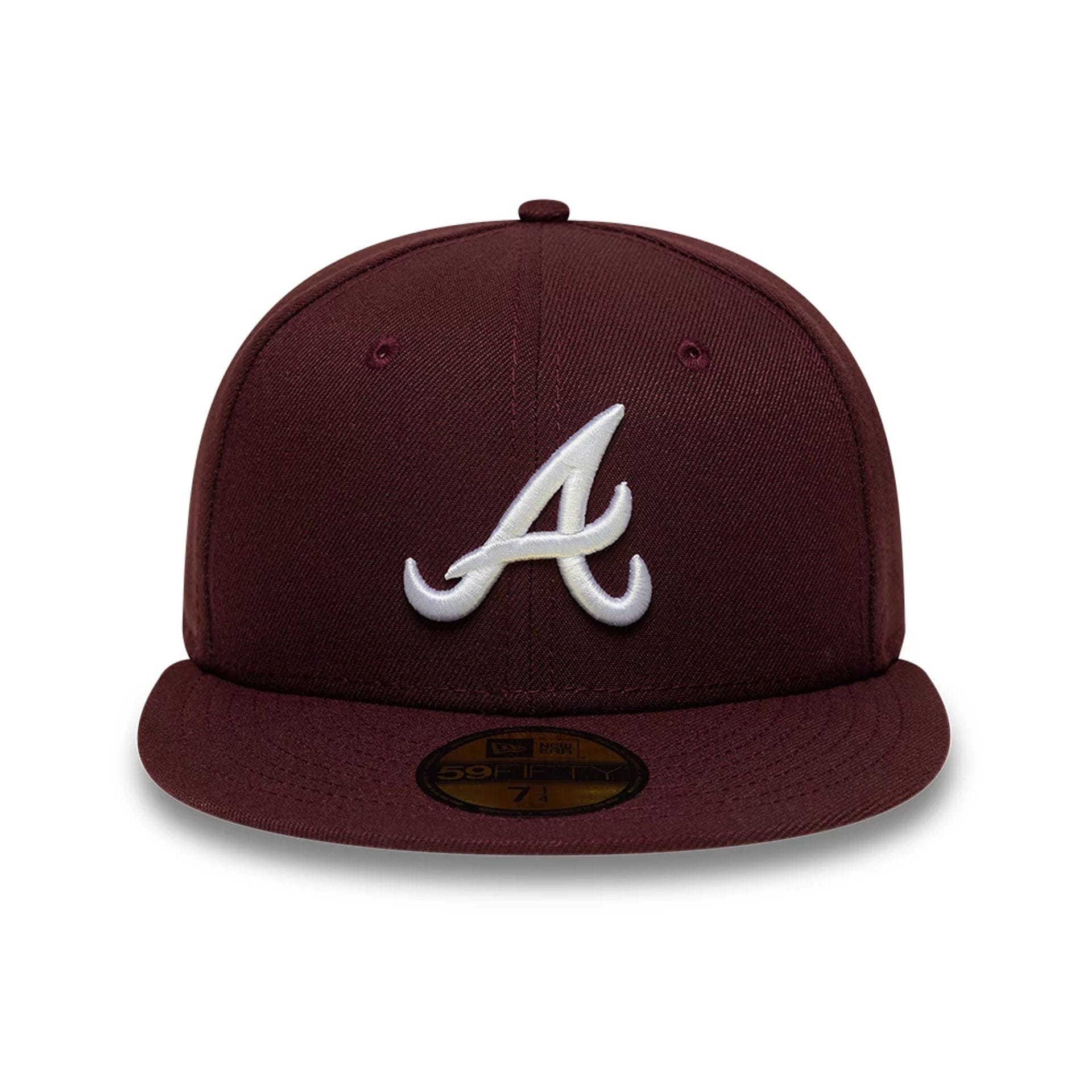 Atlanta Braves MLB Dark Purple 59FIFTY Fitted Cap
