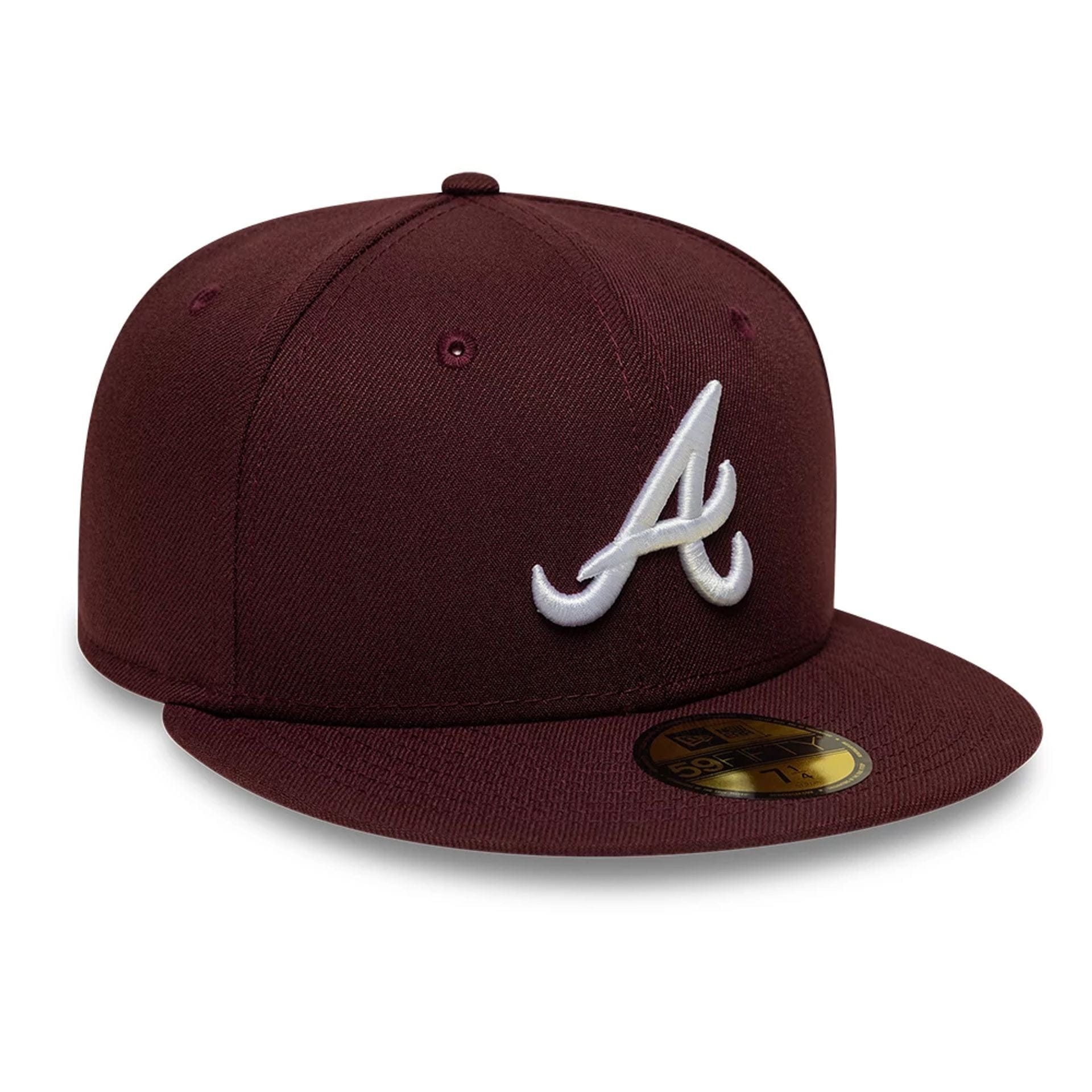 Atlanta Braves MLB Dark Purple 59FIFTY Fitted Cap