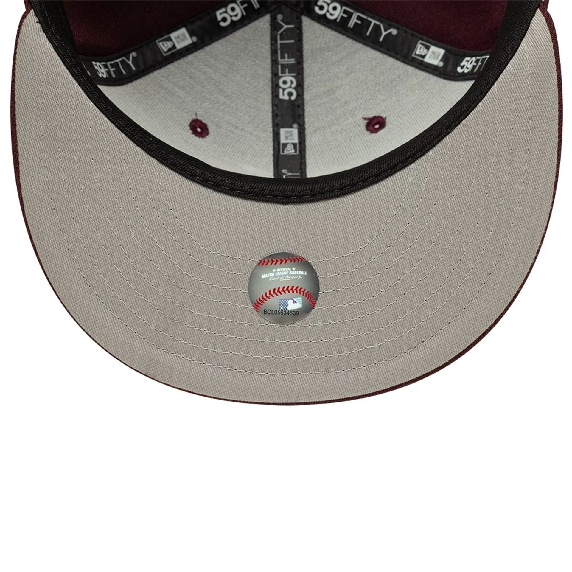 Atlanta Braves MLB Dark Purple 59FIFTY Fitted Cap
