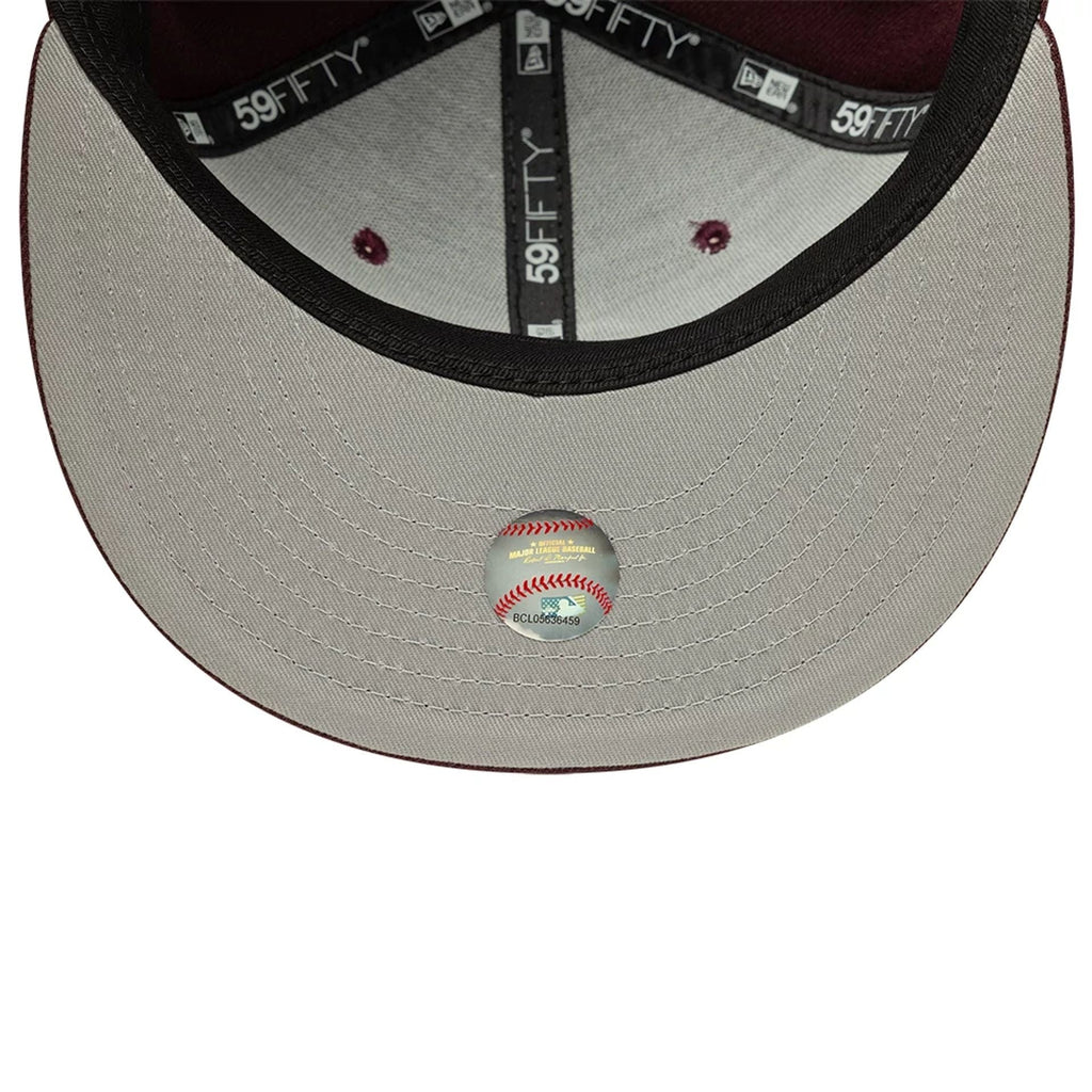 Athletics MLB Dark Purple 59FIFTY Fitted Cap