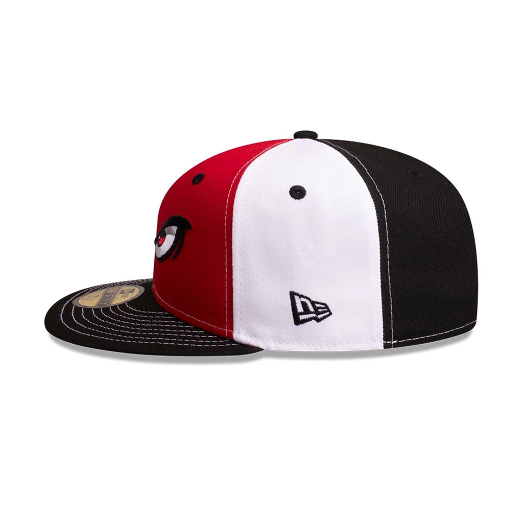 Lake Elsinore Storm MiLB Pinwheel Red 59FIFTY Fitted Cap