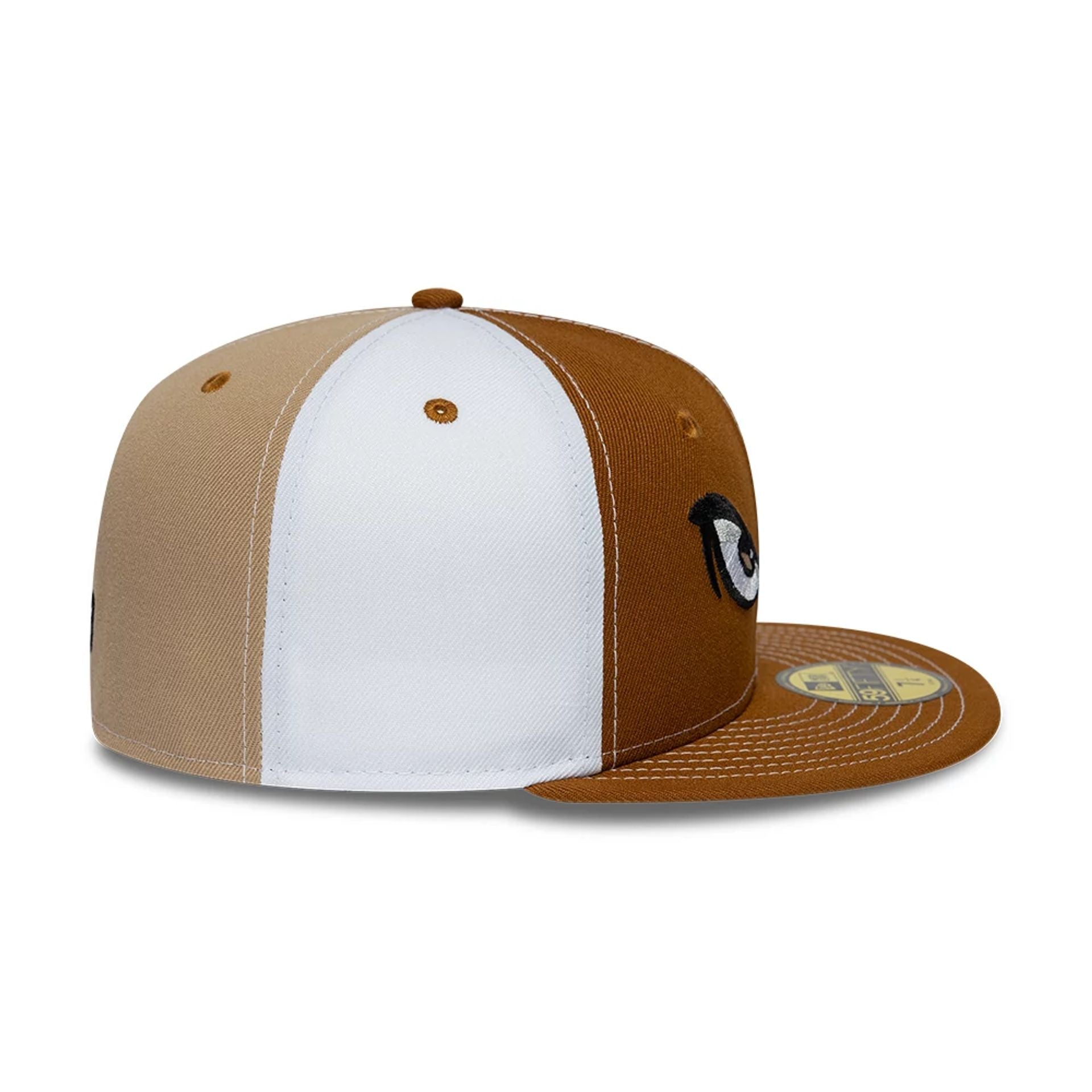 Lake Elsinore Storm MiLB Pinwheel Cream 59FIFTY Fitted Cap