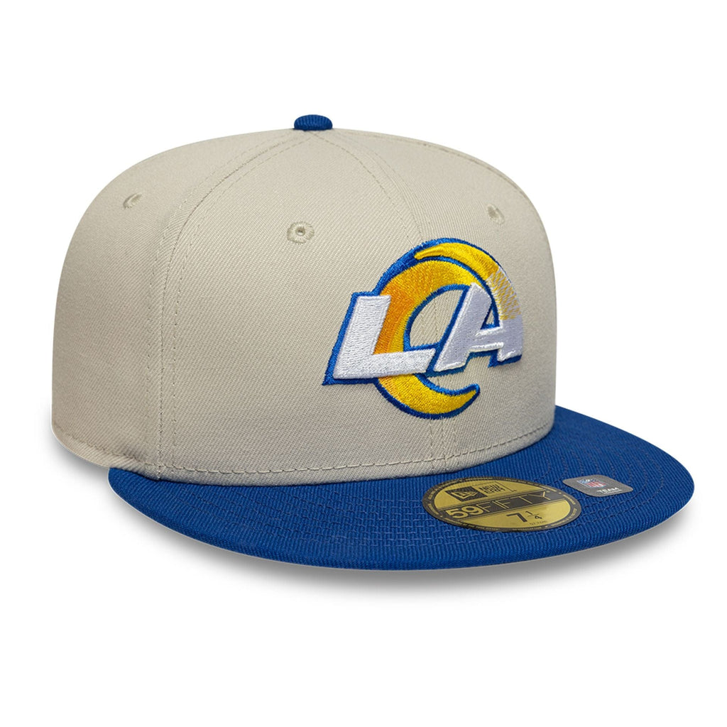 LA Rams NFL White 59FIFTY Fitted Cap