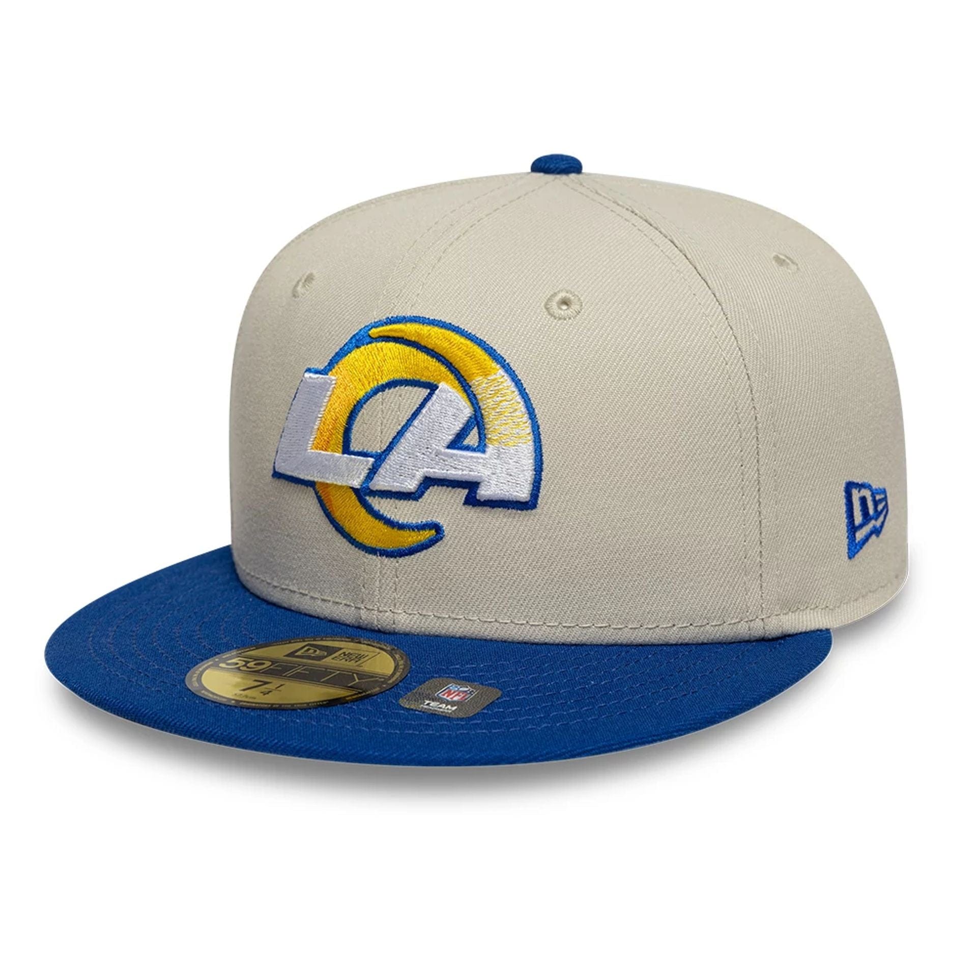 LA Rams NFL White 59FIFTY Fitted Cap