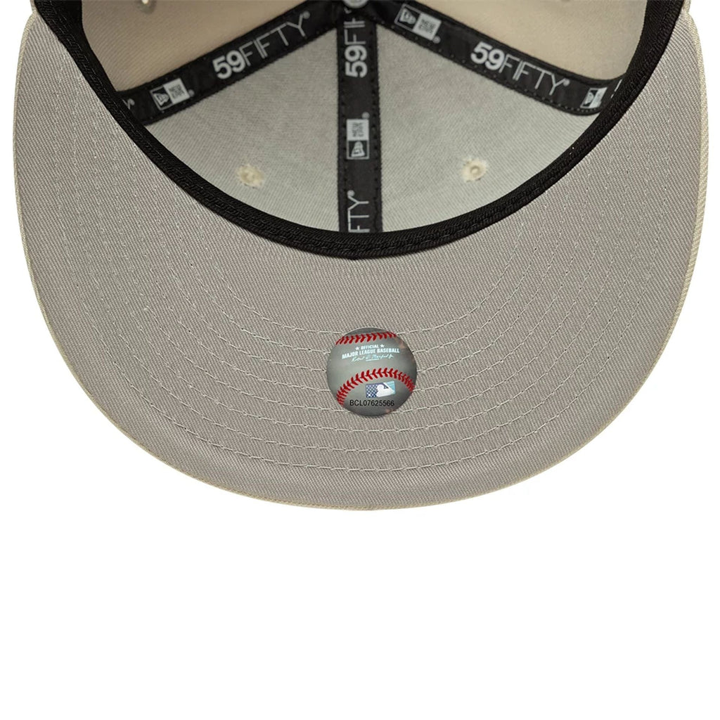 Atlanta Braves MLB Beige 59FIFTY Fitted Cap