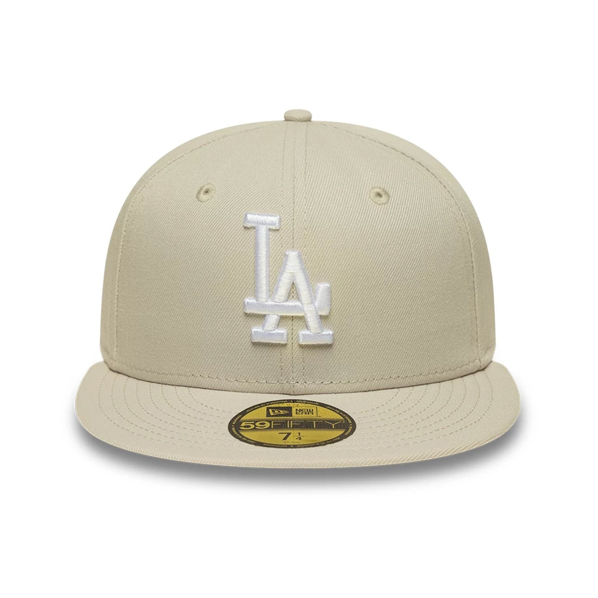 LA Dodgers MLB Beige 59FIFTY Fitted Cap