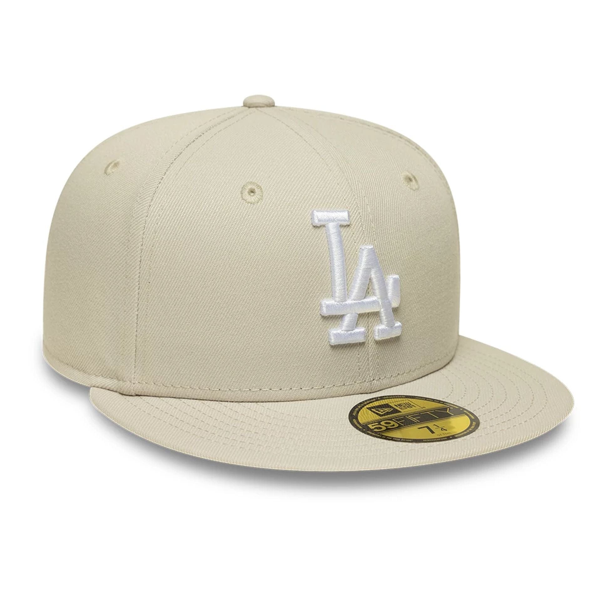 LA Dodgers MLB Beige 59FIFTY Fitted Cap