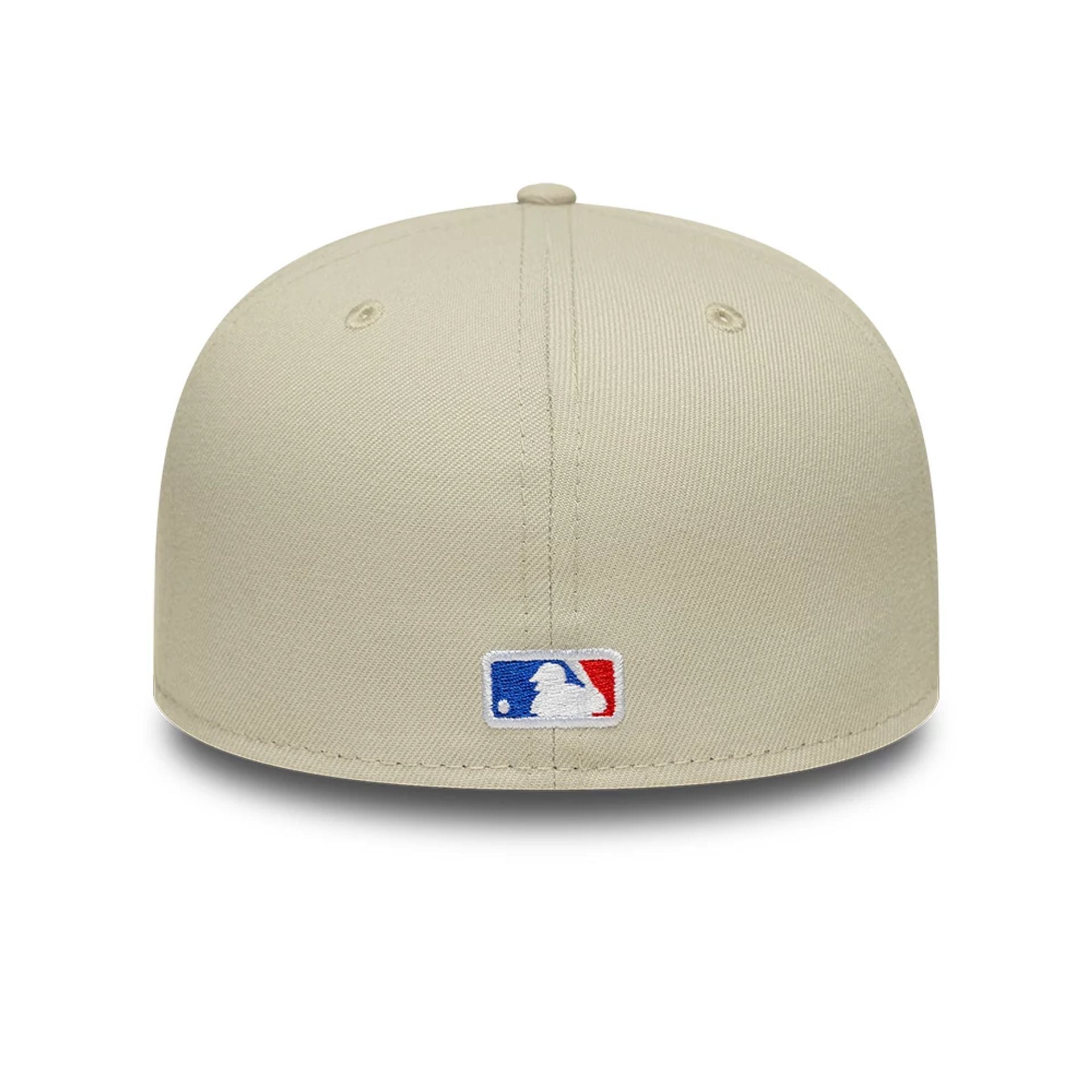 LA Dodgers MLB Beige 59FIFTY Fitted Cap