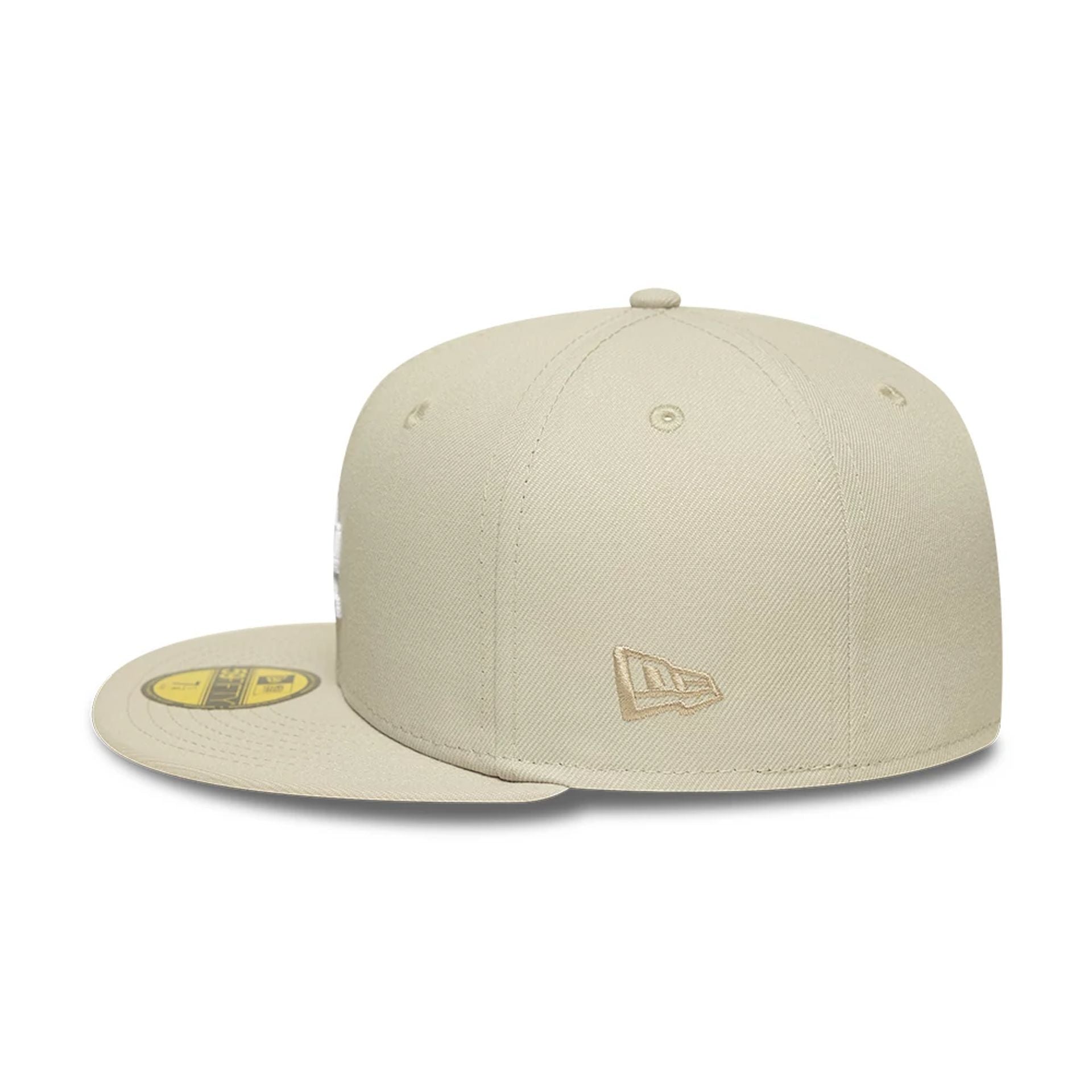 LA Dodgers MLB Beige 59FIFTY Fitted Cap