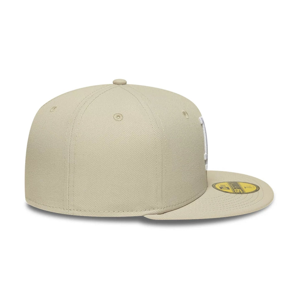 LA Dodgers MLB Beige 59FIFTY Fitted Cap