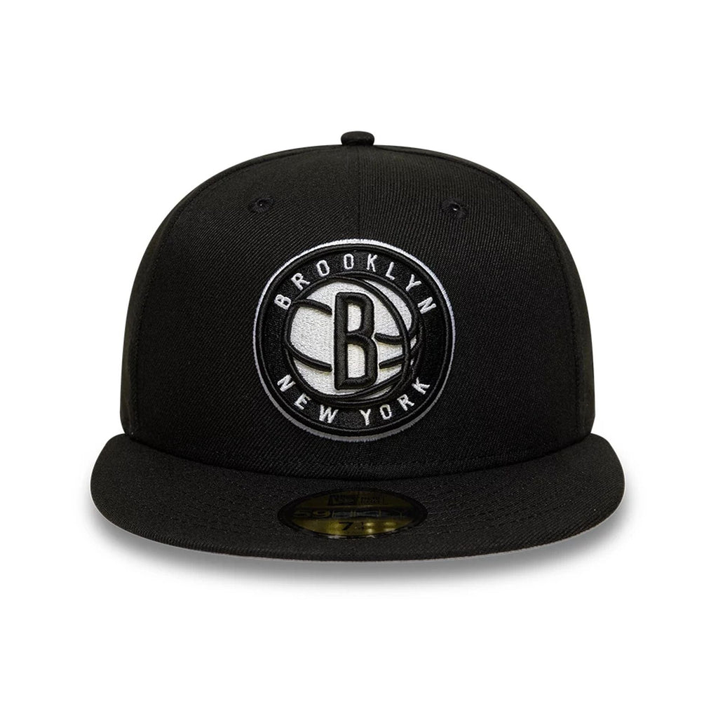 Brooklyn Nets NBA Black 59FIFTY Fitted Cap