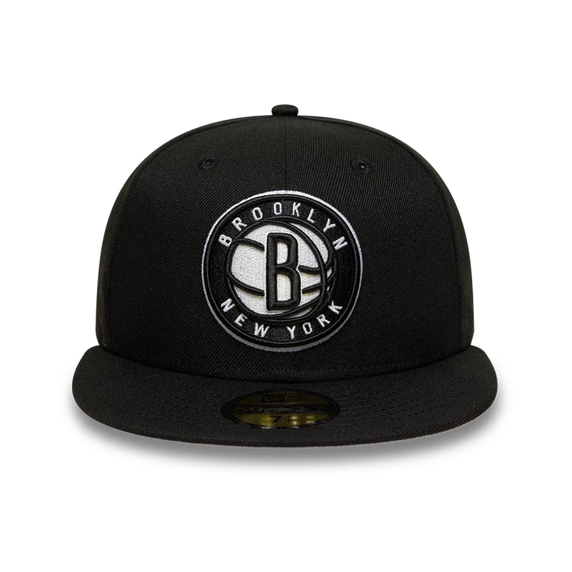 Brooklyn Nets NBA Black 59FIFTY Fitted Cap