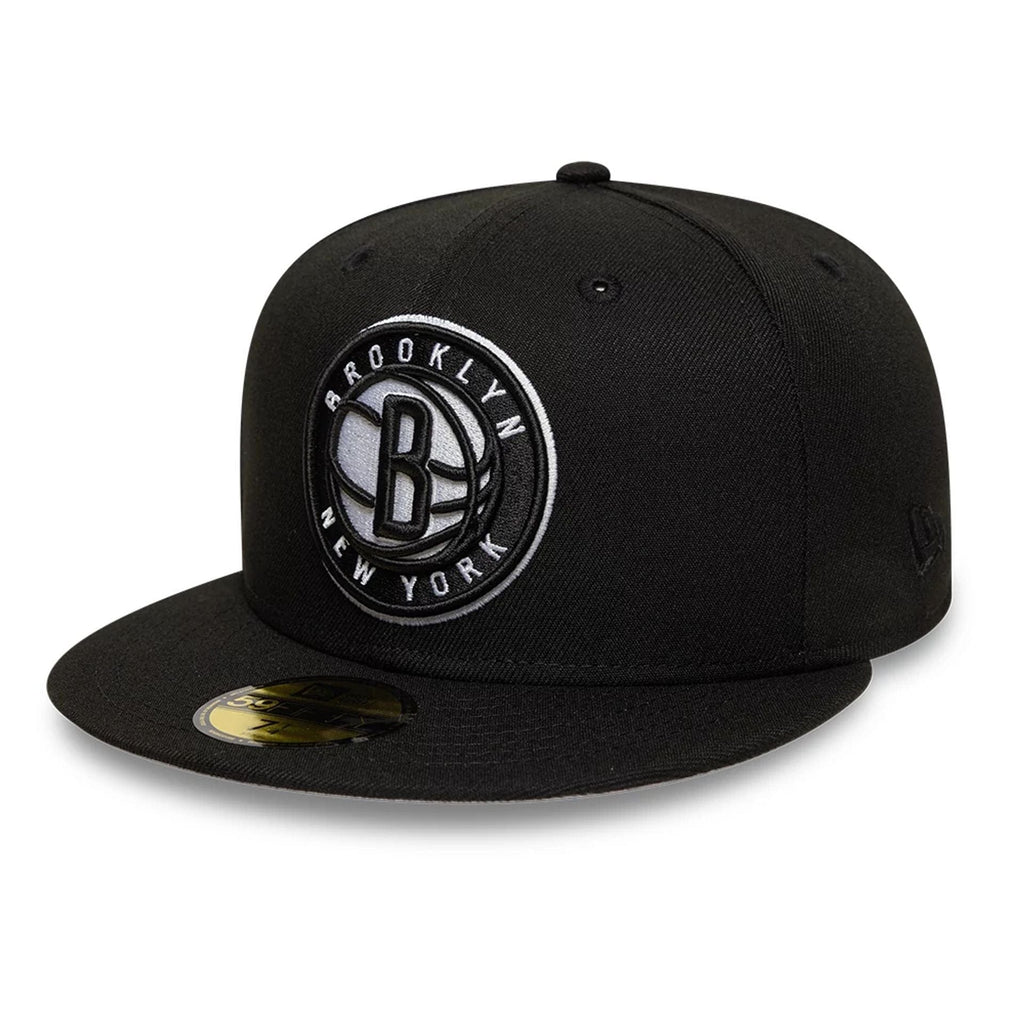 Brooklyn Nets NBA Black 59FIFTY Fitted Cap