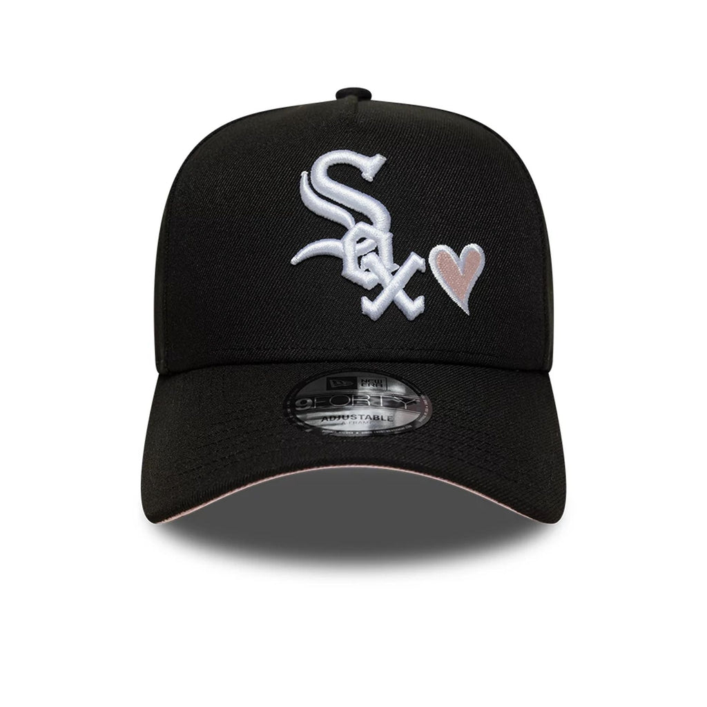 Chicago White Sox MLB Heart Black 9FORTY A-Frame Adjustable Cap