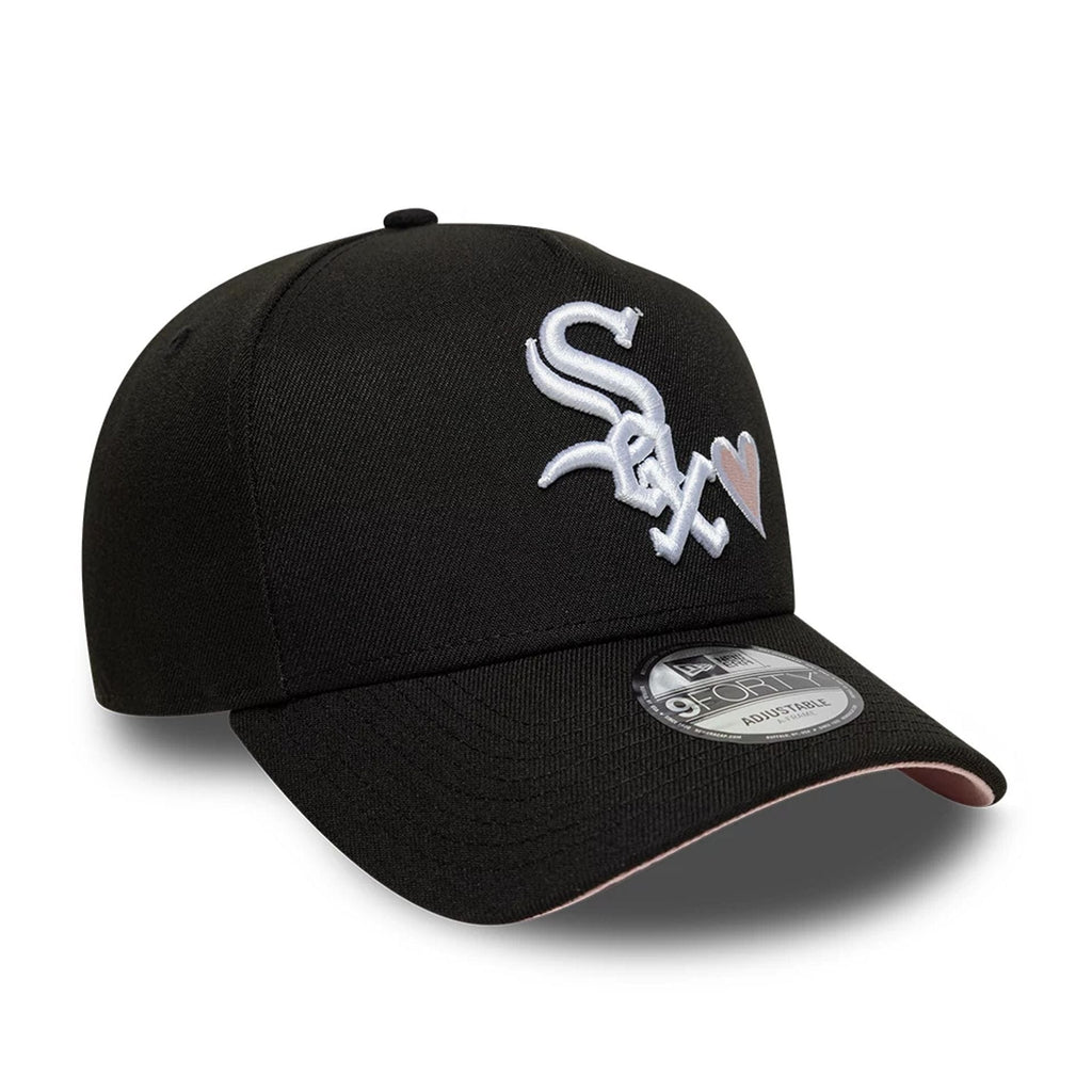 Chicago White Sox MLB Heart Black 9FORTY A-Frame Adjustable Cap