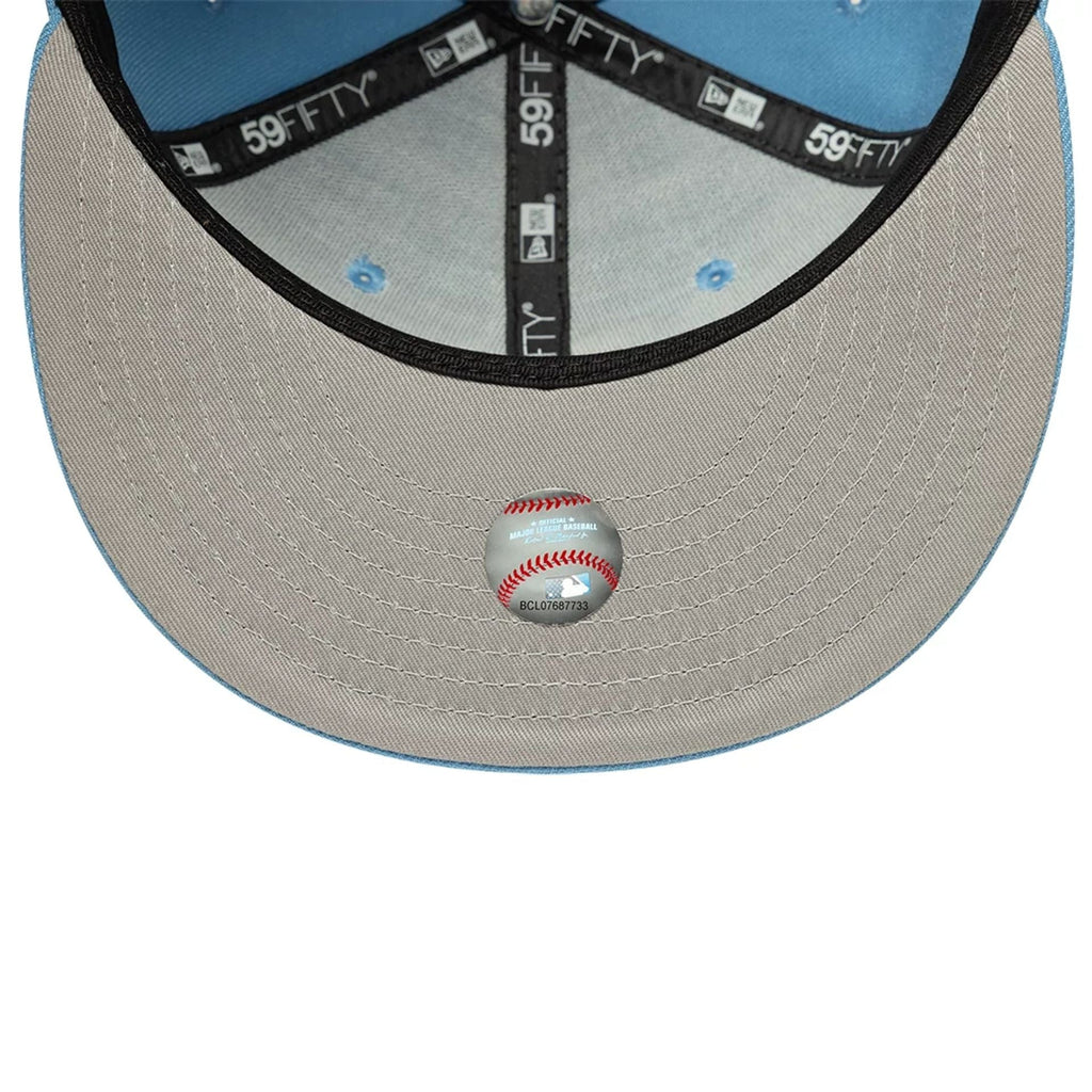 LA Dodgers MLB Pastel Blue 59FIFTY Fitted Cap