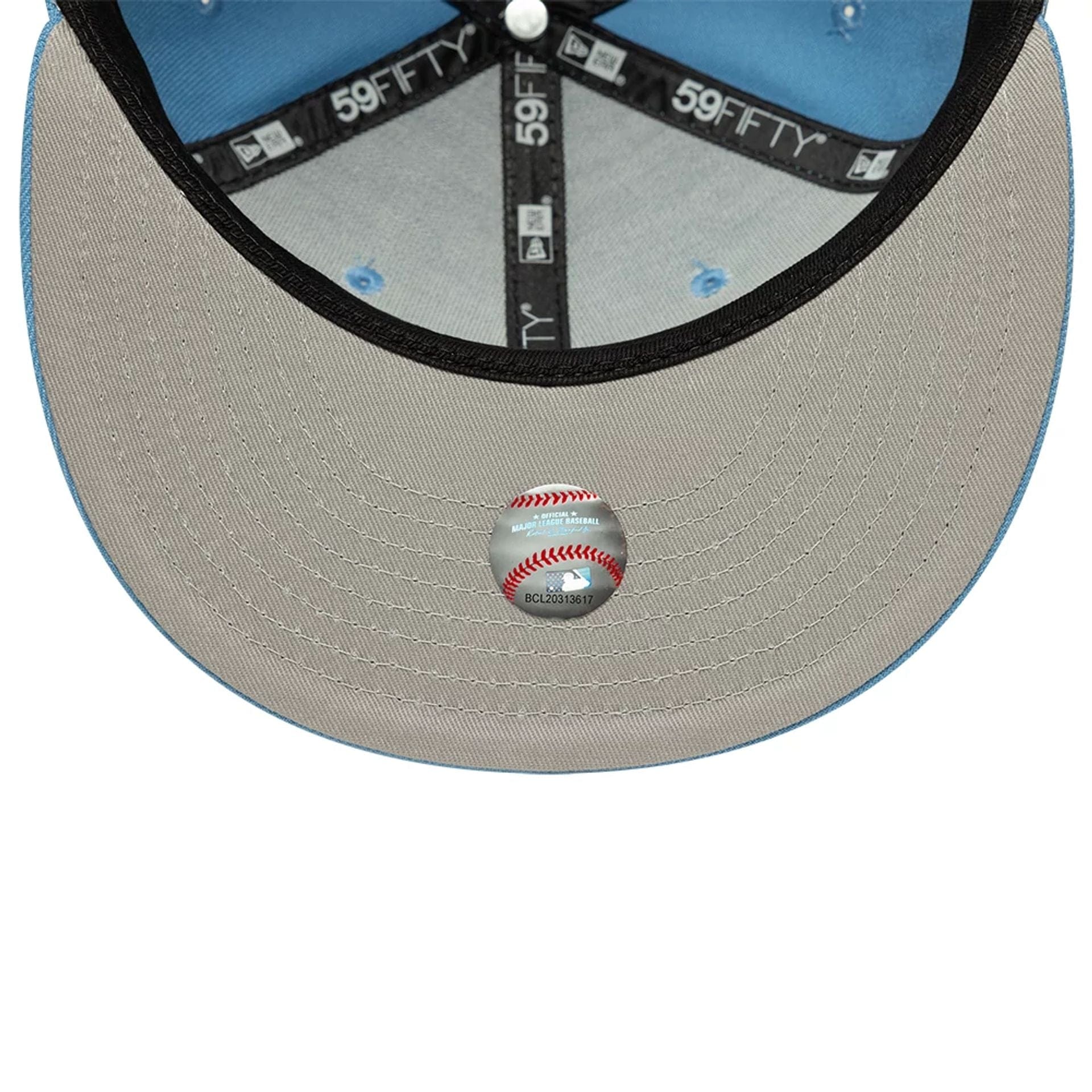 New York Yankees MLB Pastel Blue 59FIFTY Fitted Cap