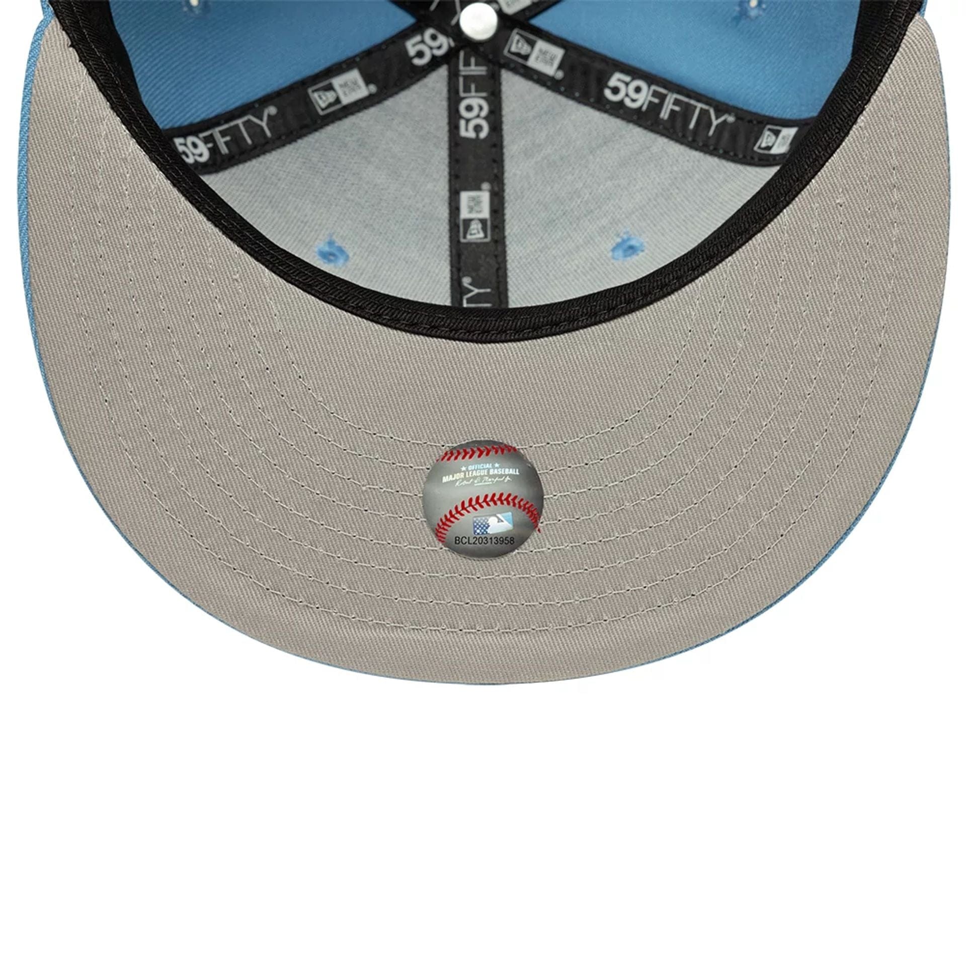 Detroit Tigers MLB Pastel Blue 59FIFTY Fitted Cap