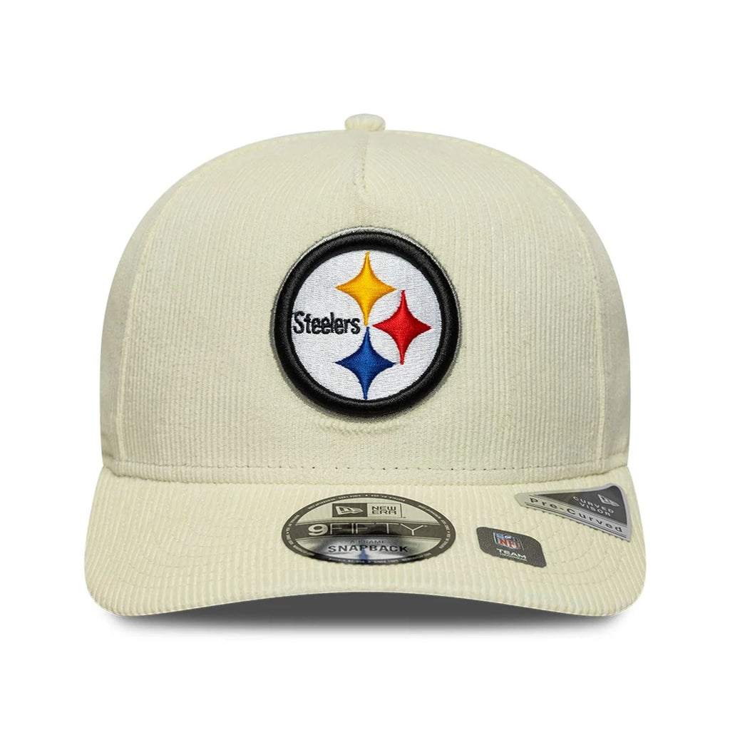 Pittsburgh Steelers NFL Cream 9FIFTY A-Frame Snapback Adjustable Cap