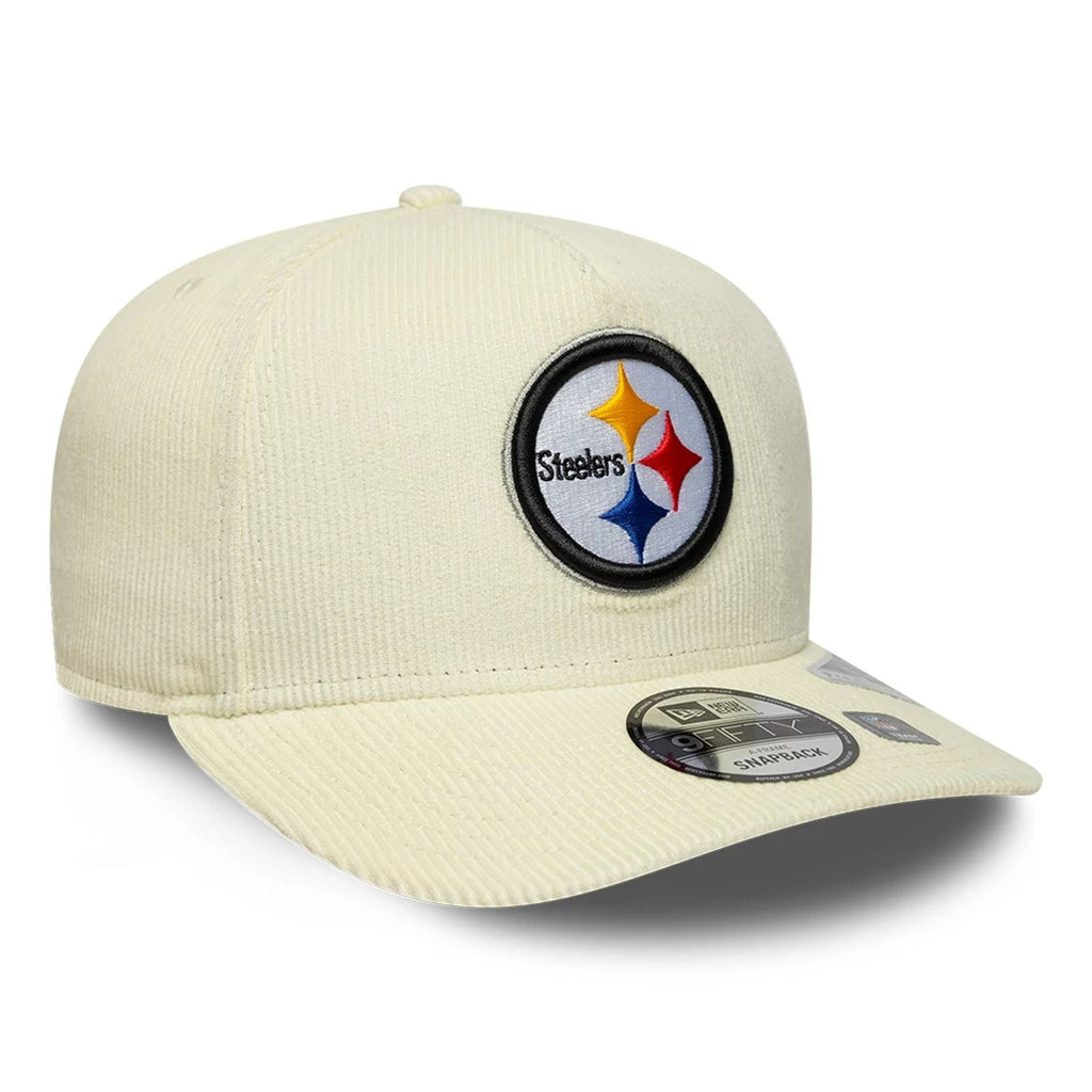 Pittsburgh Steelers NFL Cream 9FIFTY A-Frame Snapback Adjustable Cap
