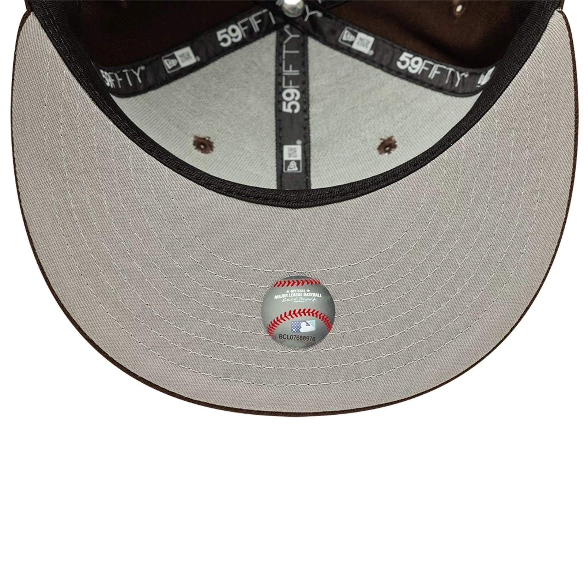 LA Dodgers MLB Dark Brown 59FIFTY Fitted Cap