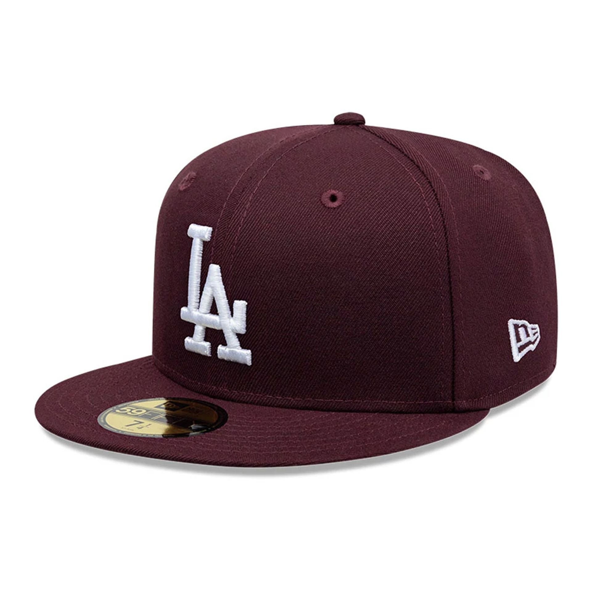 LA Dodgers MLB Dark Purple 59FIFTY Fitted Cap