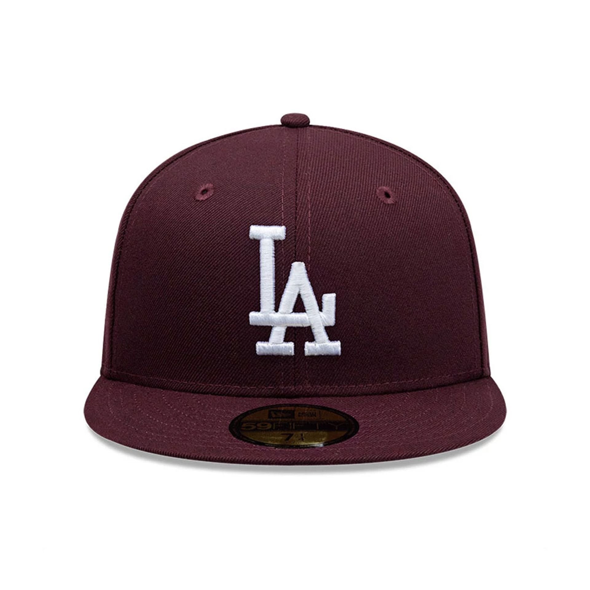 LA Dodgers MLB Dark Purple 59FIFTY Fitted Cap