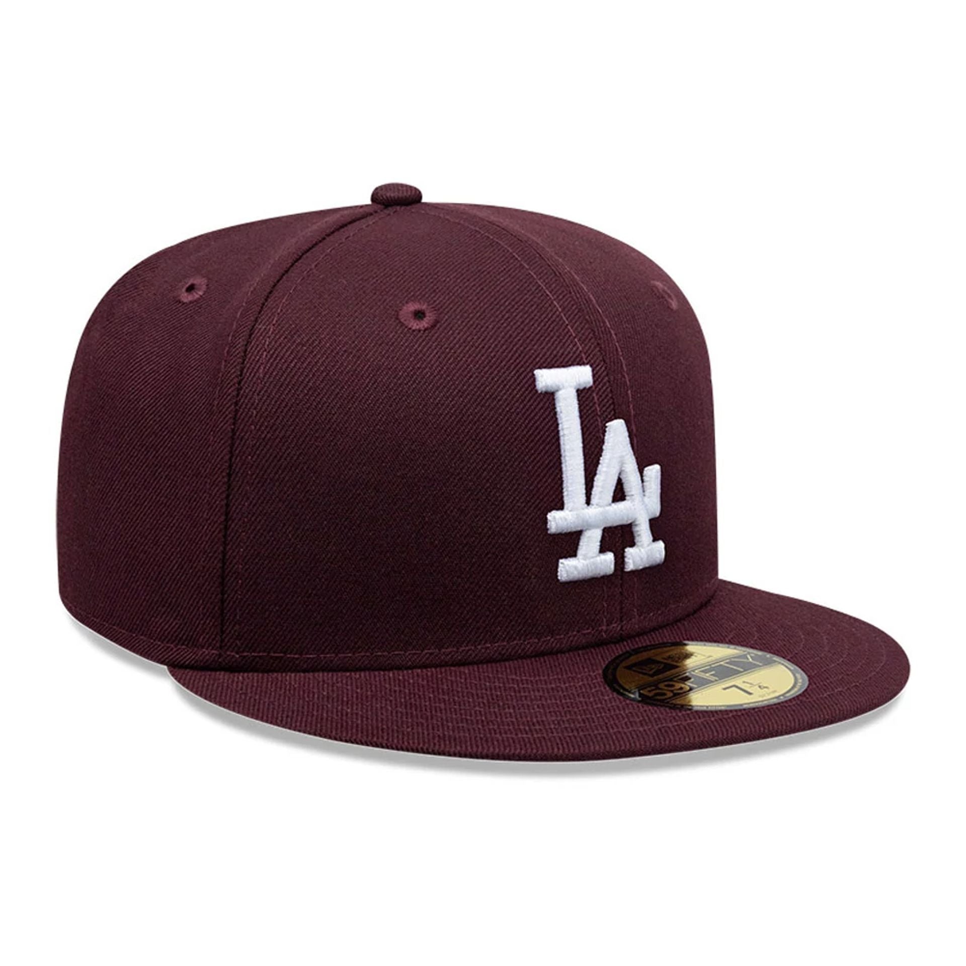 LA Dodgers MLB Dark Purple 59FIFTY Fitted Cap