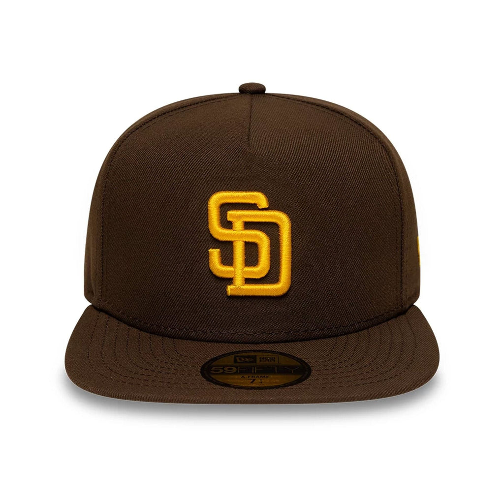 San Diego Padres MLB Dark Brown 59FIFTY A-Frame Fitted Cap