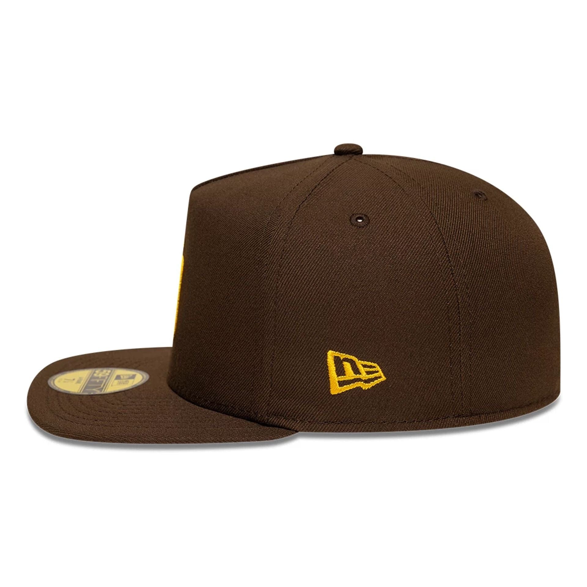 San Diego Padres MLB Dark Brown 59FIFTY A-Frame Fitted Cap